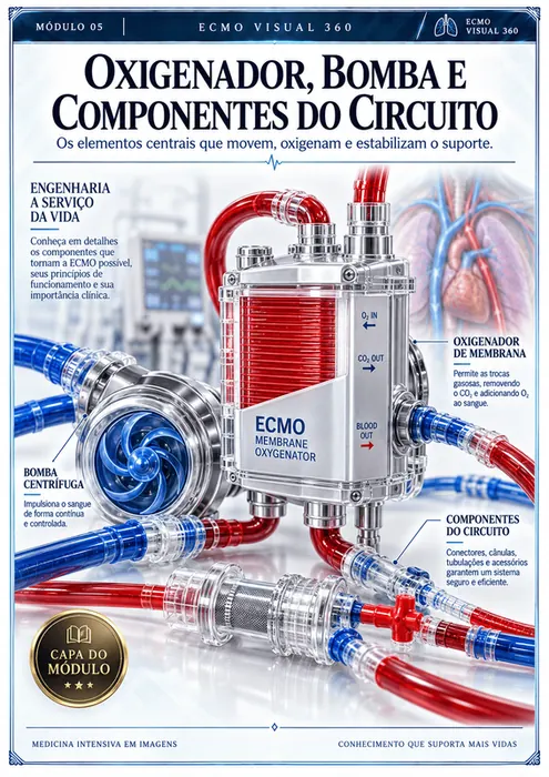 Oxigenador, Bomba e Componentes do Circuito